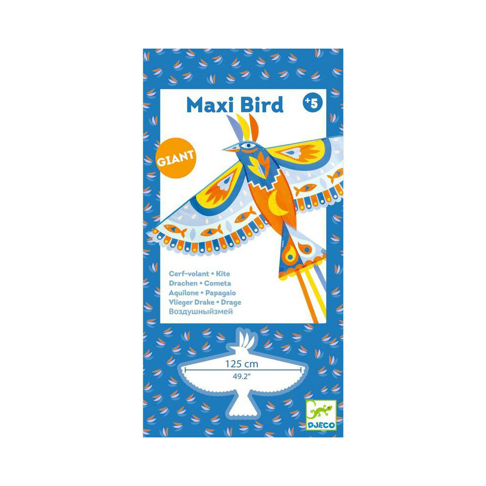 Djeco Maxi Bird Shape Flying Giant Kite Outdoor Fun Toy Kids/Children 5y+