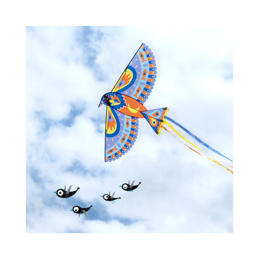 Djeco Maxi Bird Shape Flying Giant Kite Outdoor Fun Toy Kids/Children 5y+ — image 3