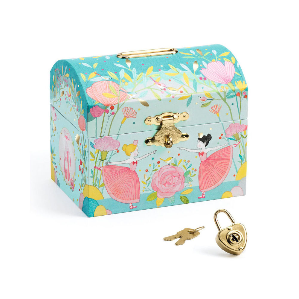 Djeco 12x10cm Ballerina Money Box Cash Saving Kids/Children Piggy Bank 4y+