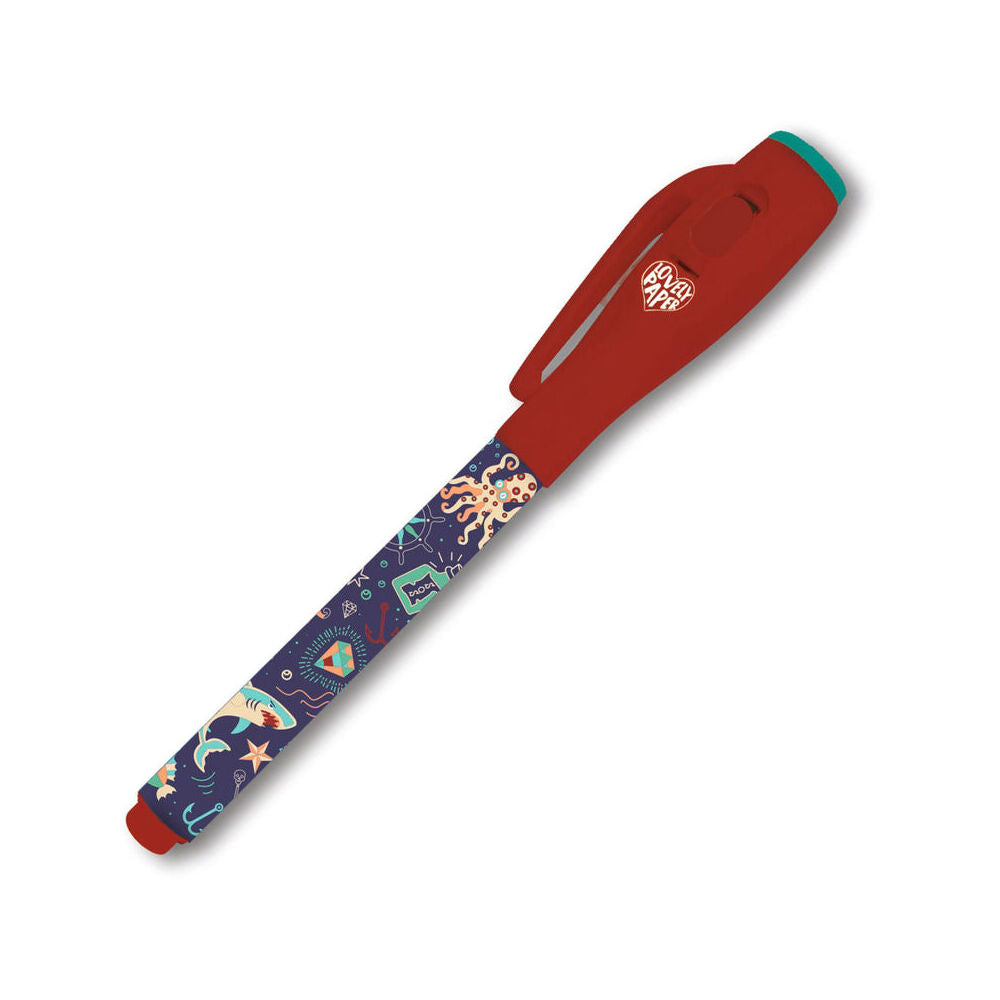 Djeco Steve Magic Pen w/ Invisible Ink Kids/Children Writing Stationery 3y+