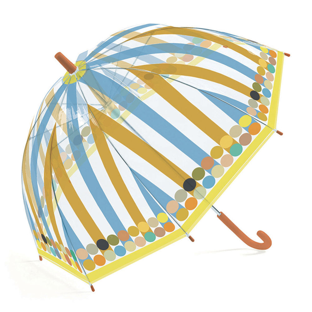Djeco Graphic Child Kids Plastic Umbrella Outdoor Rain Shade 68cm Dome 3y+
