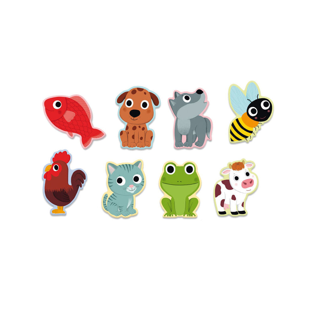 Djeco Little Mime Animal Imitating/Acting Role Play Card Game Toddler 2.5y+ — image 2