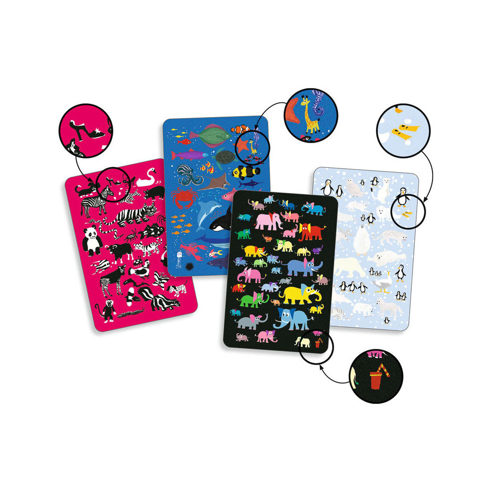 Djeco Mystery Animal Observation & Speed Play Card Game Kids/Children 4y+ — image 2