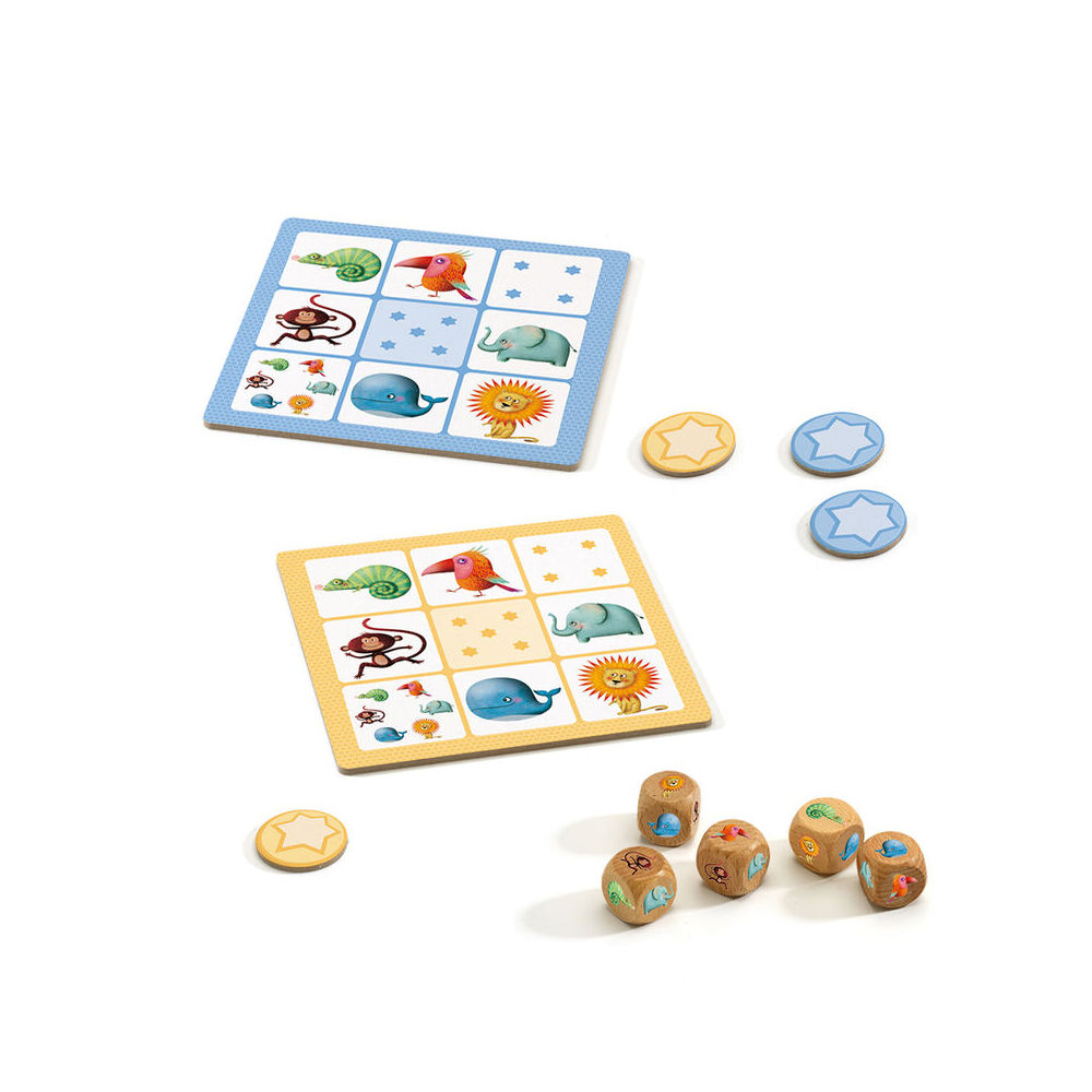 Djeco Yahtzee Kids/Children 20x15.9cm Junior Strategy Board Game Fun Play 4y+ — image 2