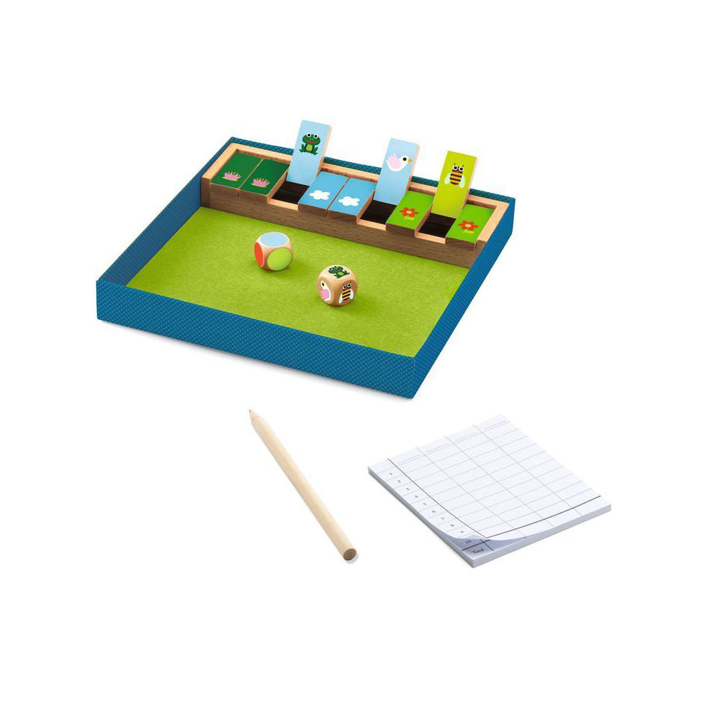 Djeco Shut the Box Kids/Childrens Multiplayer Junior Game Fun Play Toy 4y+ — image 2