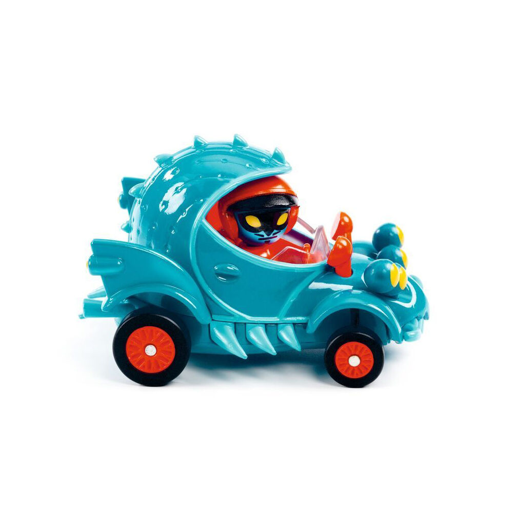 Djeco 3y+/7x4x4cm Aqua/Red Funny Beast Crazy Motors Kids Miniature Toy Car — image 2