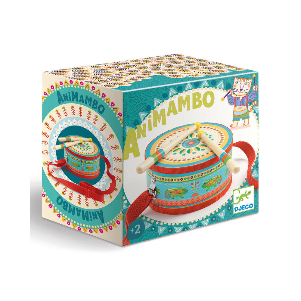 Djeco Animambo Drum Kids/Childrens Percussion Musical Instrument Play Toy 2y+ — image 3