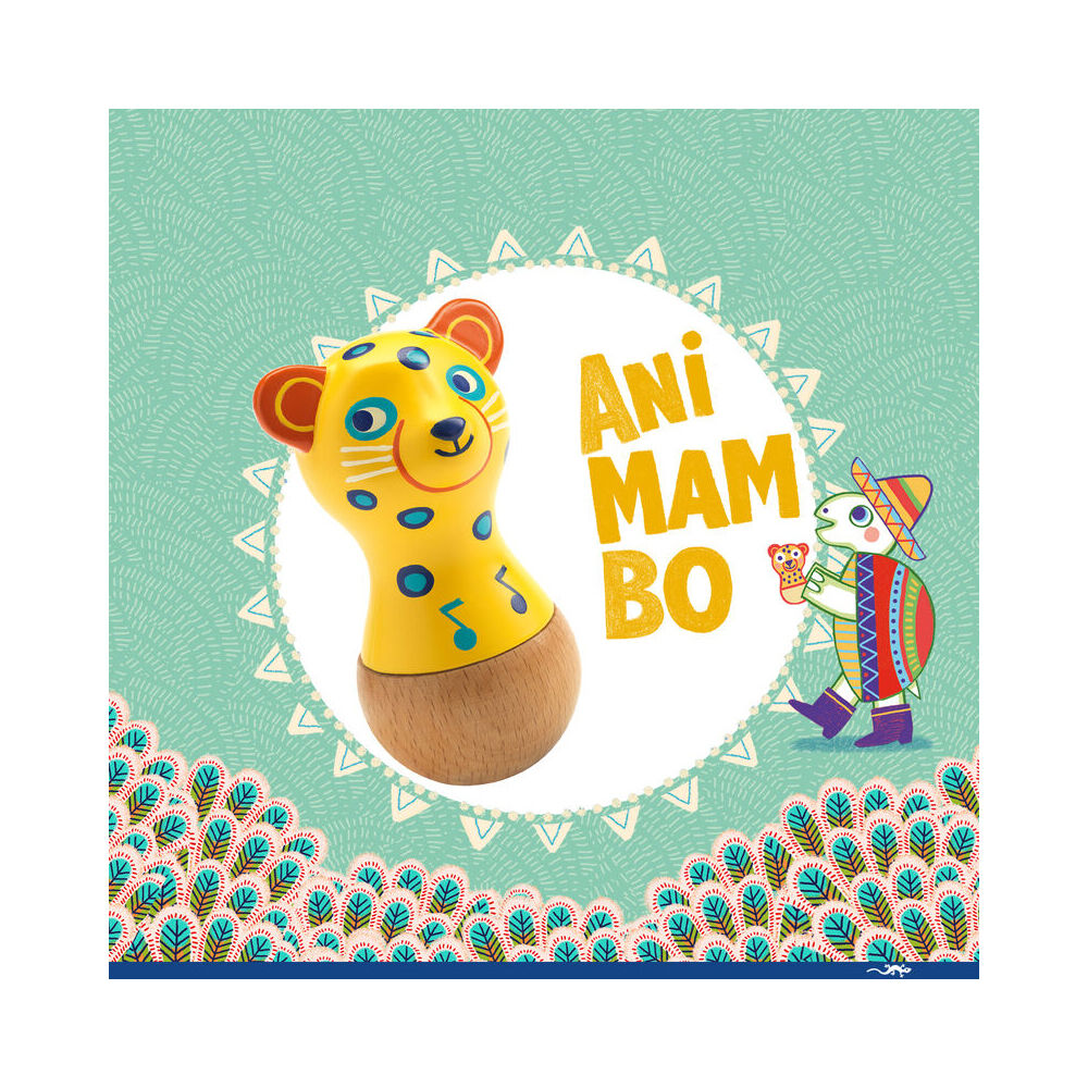 Djeco Animambo Jaguar Maracas Kids/Childrens Musical Fun Play Toy Set 12m+ — image 2