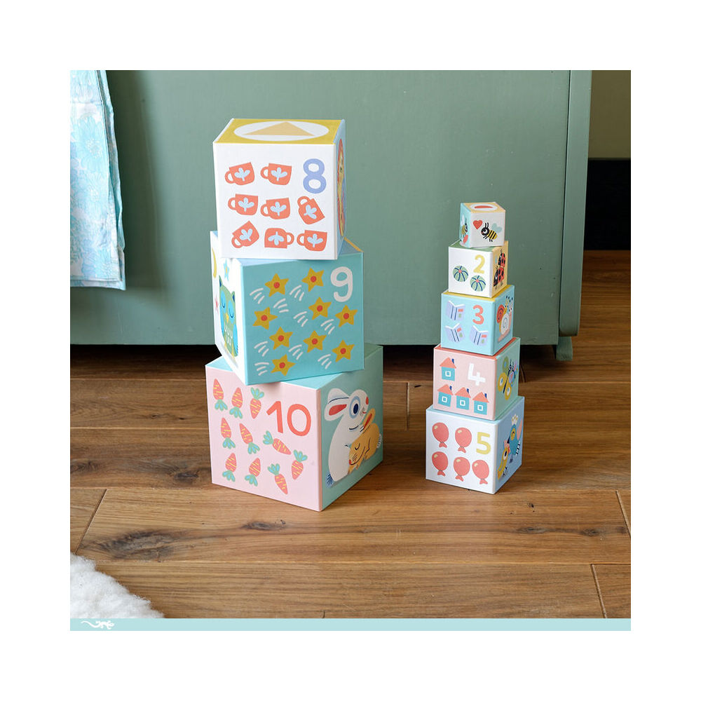 Djeco Babybloki Stacking Blocks Kids/Children Educational Fun Play Toy 12m+ — image 3