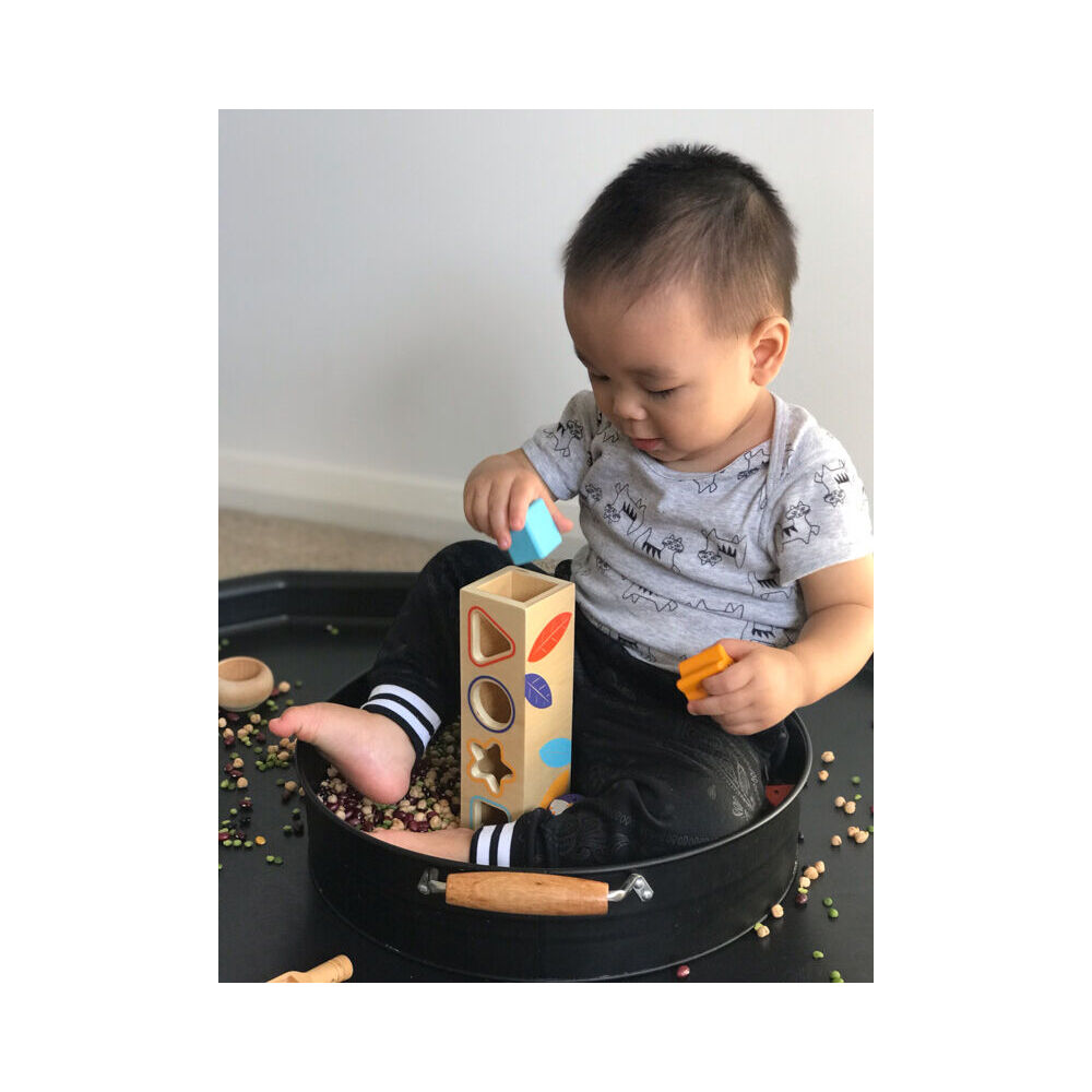 Djeco Boitabasic Wooden Shape Sorter Box Kids/Children Educational Toy 12m+ — image 6