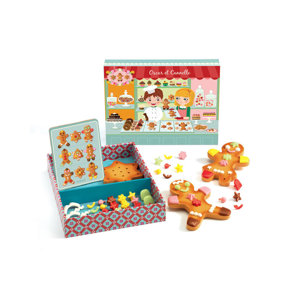 Djeco Oscar & Cannelle Gingerbread Baking Play Set 22x17cm Kids/Children 3y+
