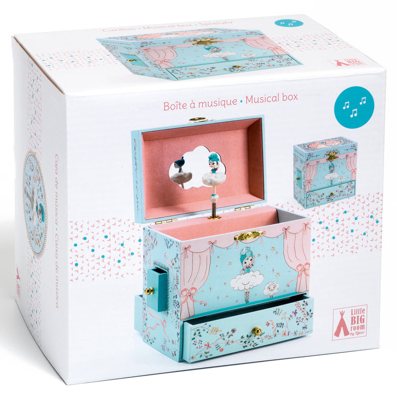 Djeco Ballerina on Stage 18cm Music Box Kids/Children Musical Wooden Play Toy 4+ — image 2