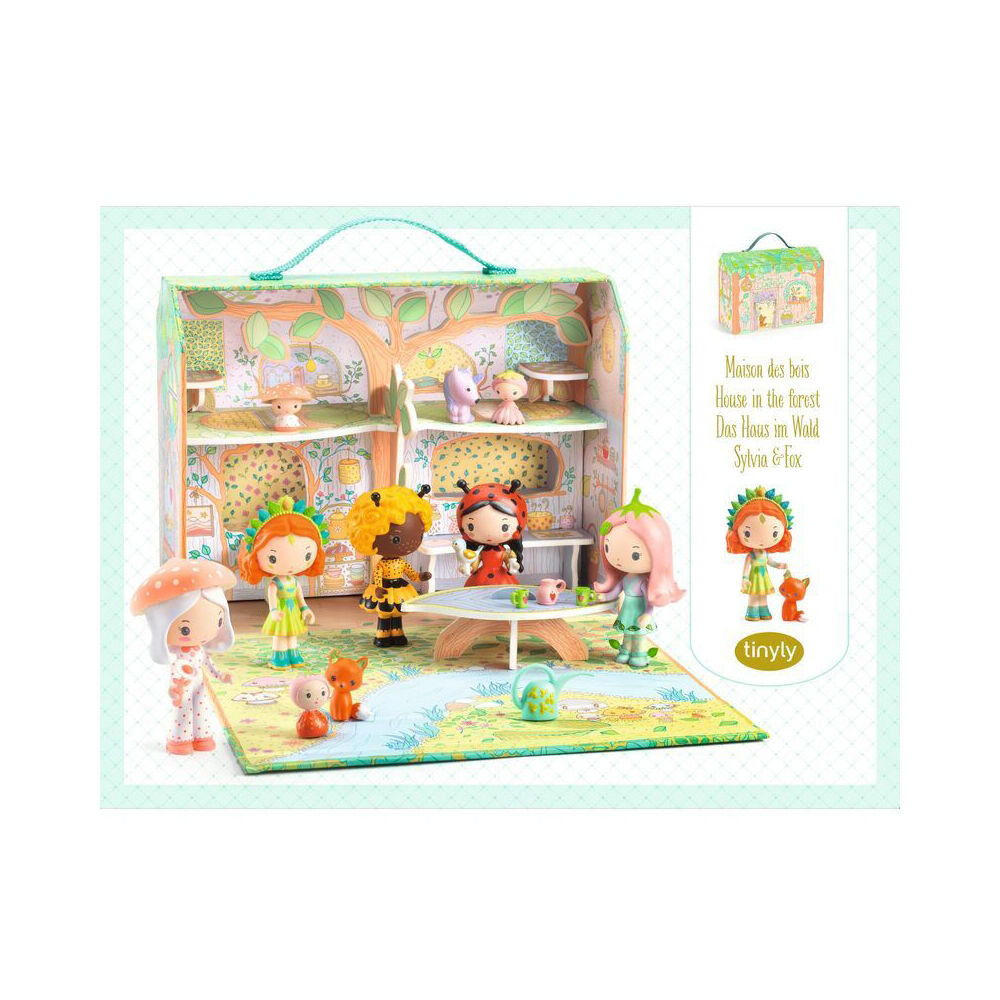Djeco Sylvia & Fox's House In The Forest Figurines Kids/Children Play Toy 4y+ — image 2