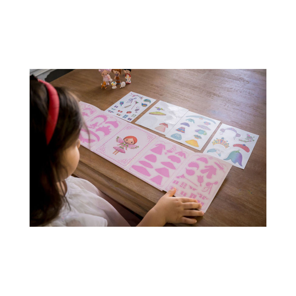 Djeco Miss Lilyruby Tinyly Removable Stickers Set 12x16cm Kids/Children 4y+ — image 5