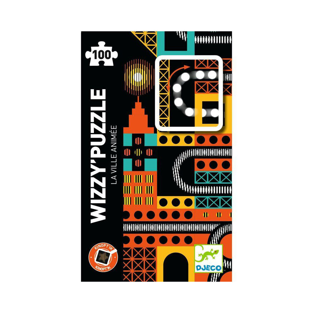 Djeco The Lively City Kinoptik Wizzy Jigsaw Puzzle Kids Game 34x48cm 7+ (200 Pieces) — image 3
