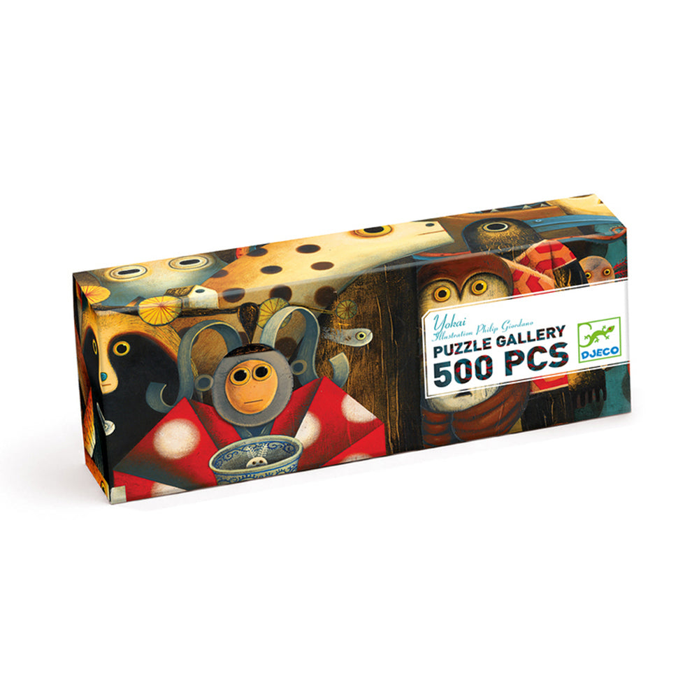 Djeco Magic India & 500pc Yokai Gallery Jigsaw Puzzle Kids Game Combo Set (1000 Pieces) — image 2