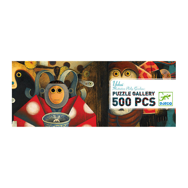 Djeco Magic India & 500pc Yokai Gallery Jigsaw Puzzle Kids Game Combo Set (1000 Pieces) — image 4