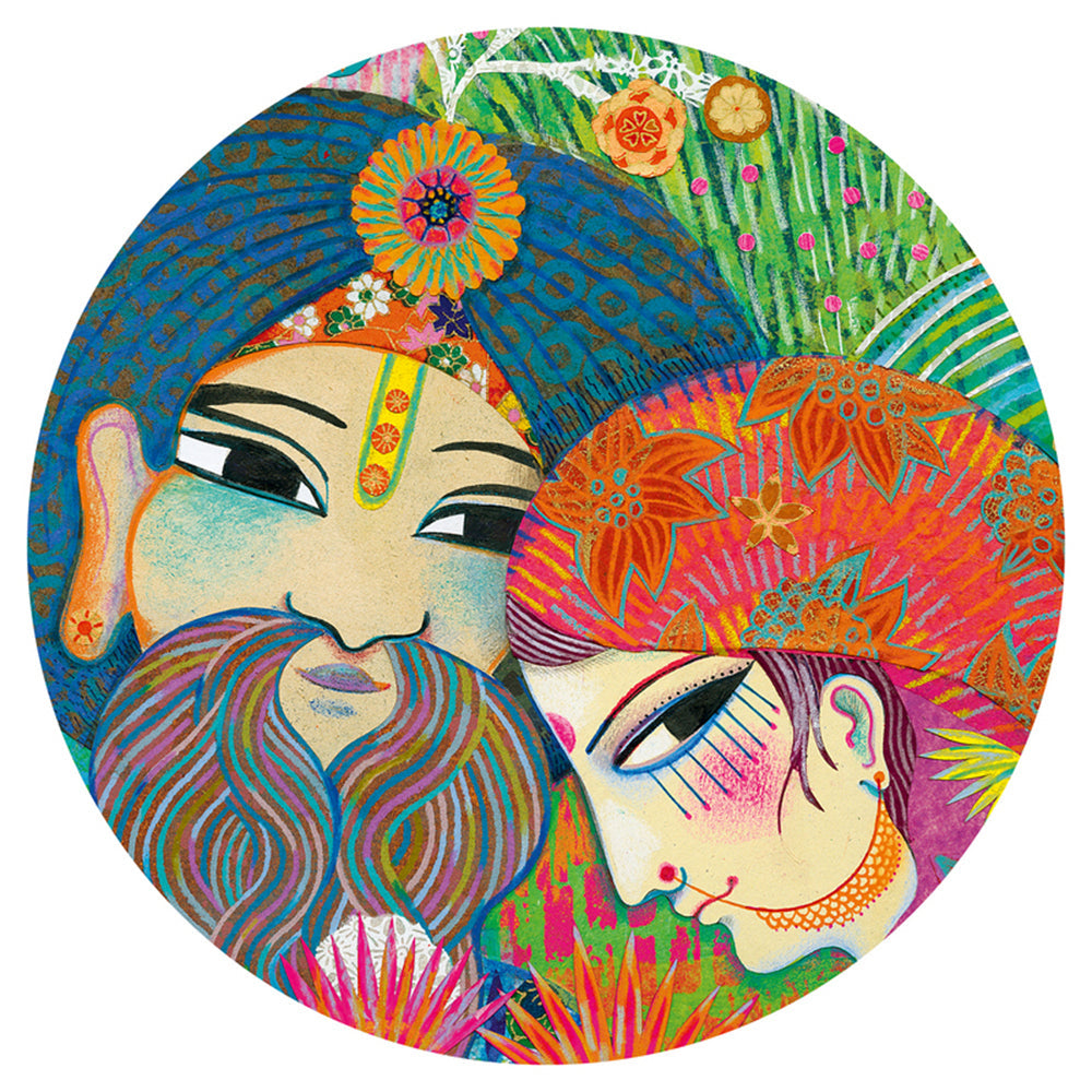 Djeco Magic India & 500pc Yokai Gallery Jigsaw Puzzle Kids Game Combo Set (1000 Pieces) — image 9