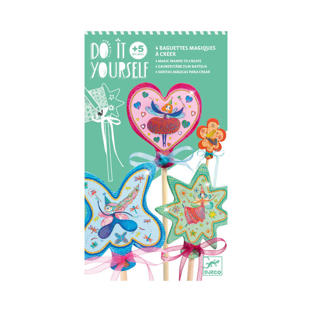 Djeco Do It Yourself Little Fairy Wands Kids/Children Creative DIY Kit 5y+ — image 2