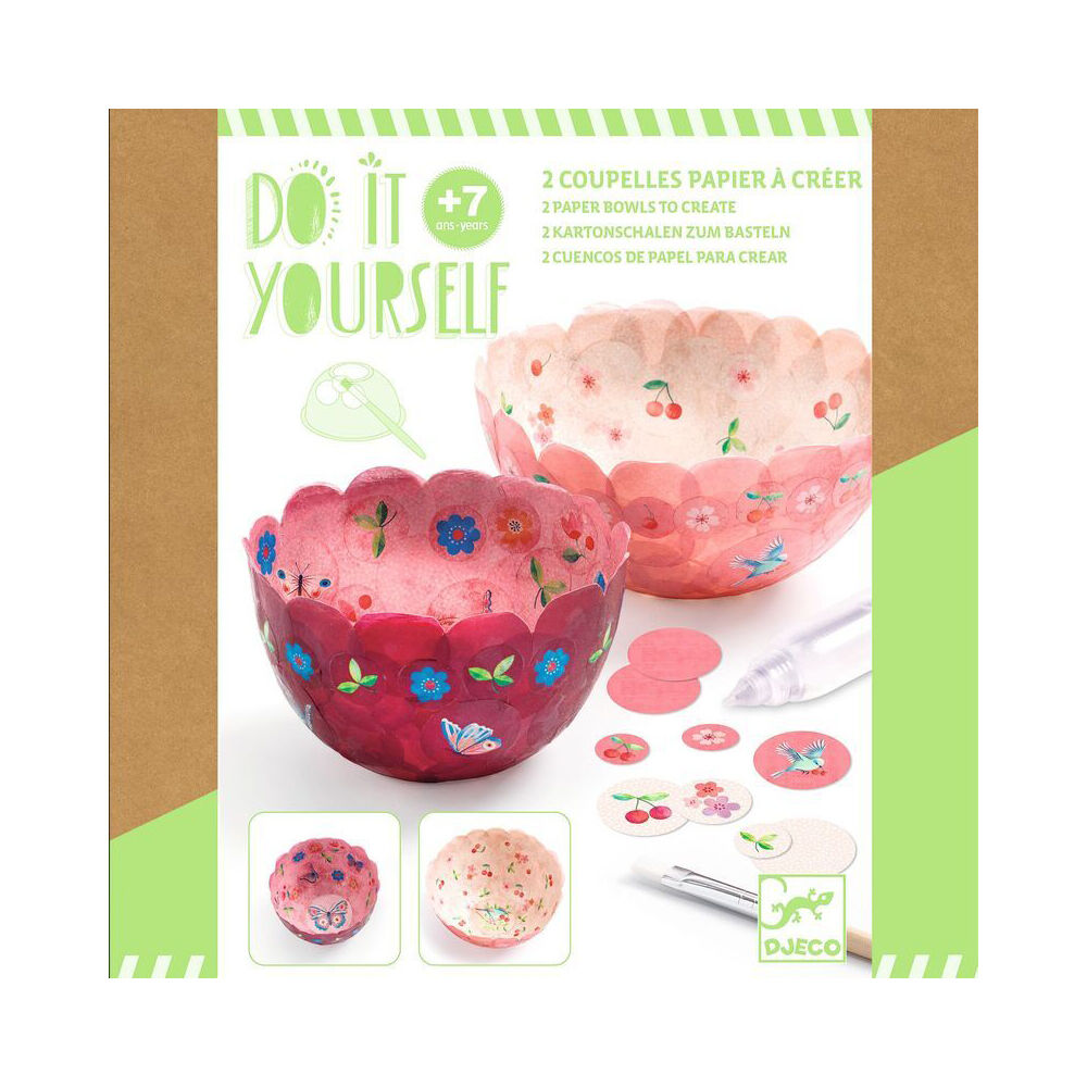 Djeco Do It Yourself In the Air Bowls Kids DIY Creative Activity Kit 7y+