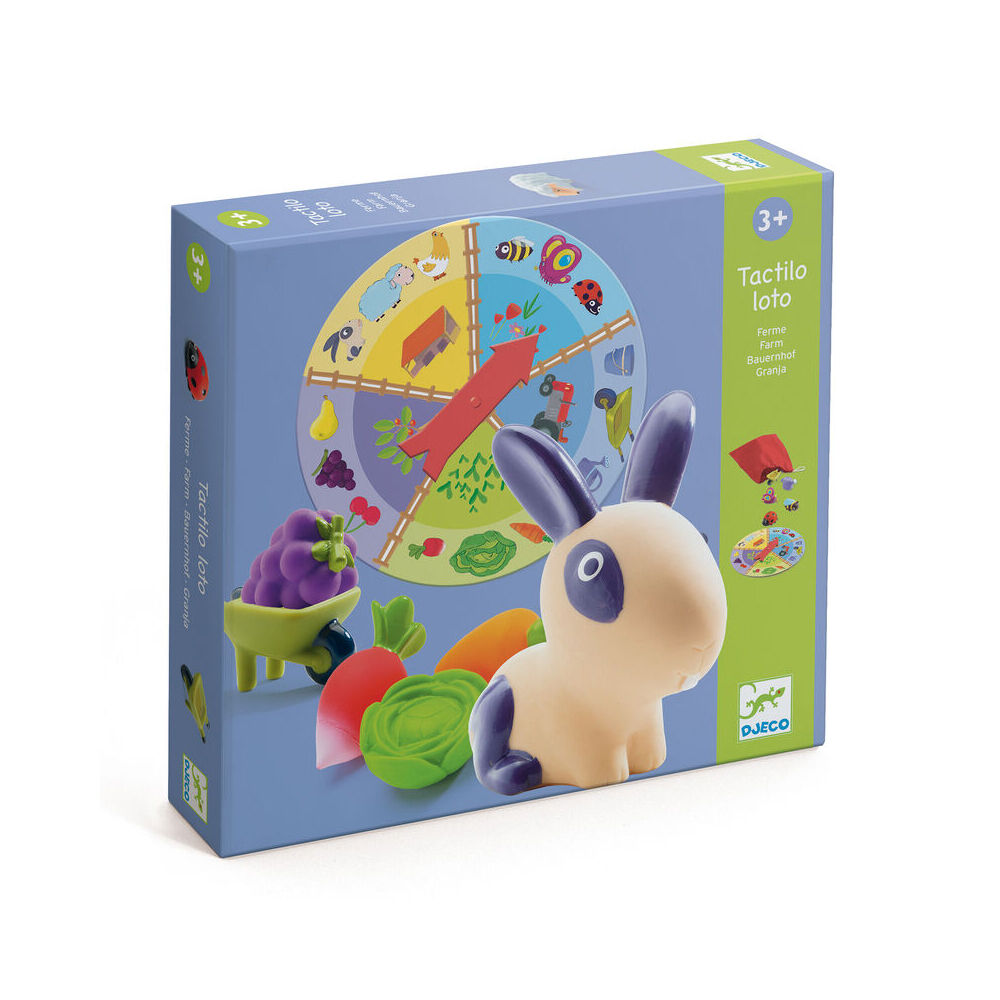 Djeco Tactilo Loto Farm Game Kids/Children Educational/Learning Play Cards 3+ — image 5