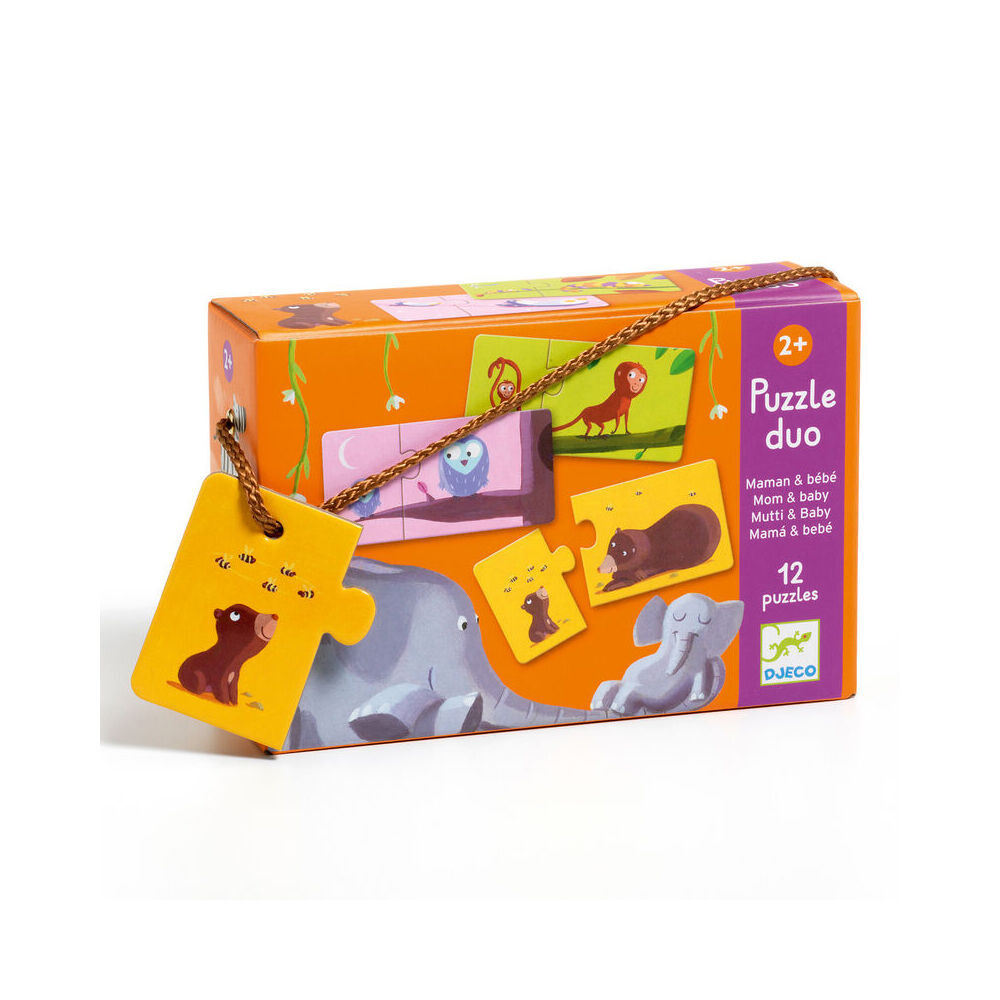 Djeco Duo Mum & Baby Jigsaw Puzzle Kids/Children Educational Game 2y+ (48 Pieces) — image 5