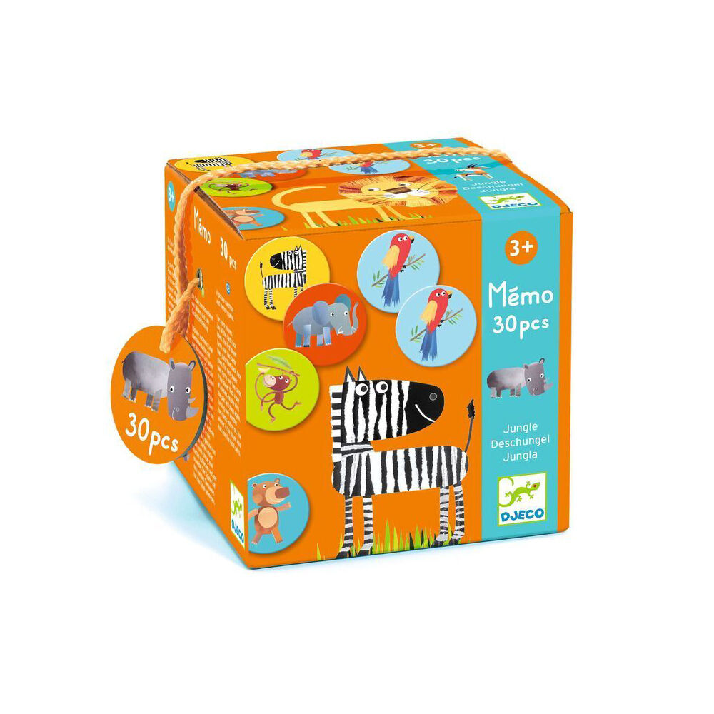 Djeco Jungle Memory Game Kids/Children Educational/Learning Play 3y+ (60 Pieces) — image 4