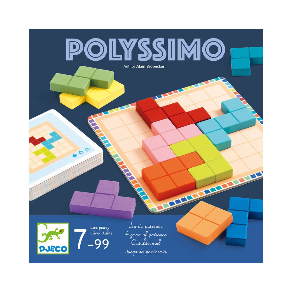 Djeco Polyssimo Sologic Kids/Children Play Board Game w/ 30 Challenges 7y+ — image 2