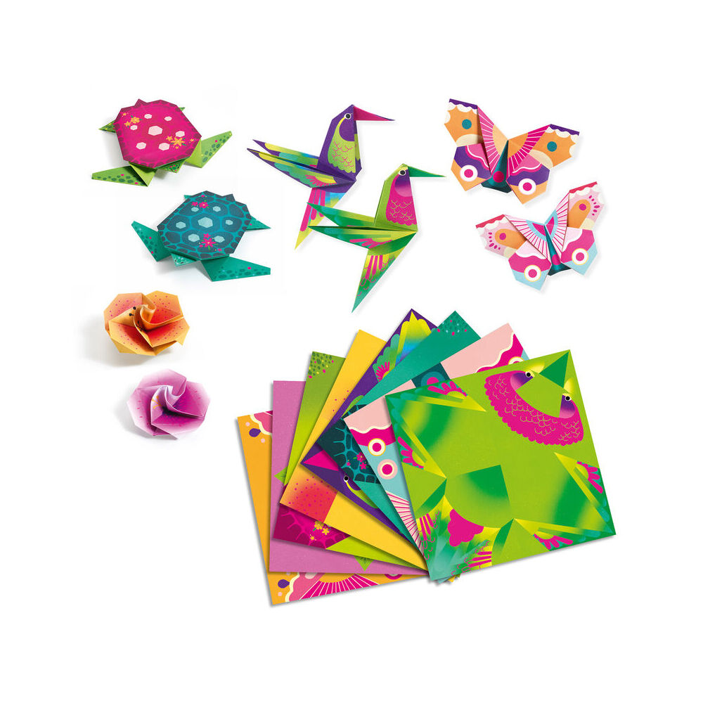 Djeco Tropics Origami Kids/Children Art Educational Folding Activity Kit 7y+ — image 2