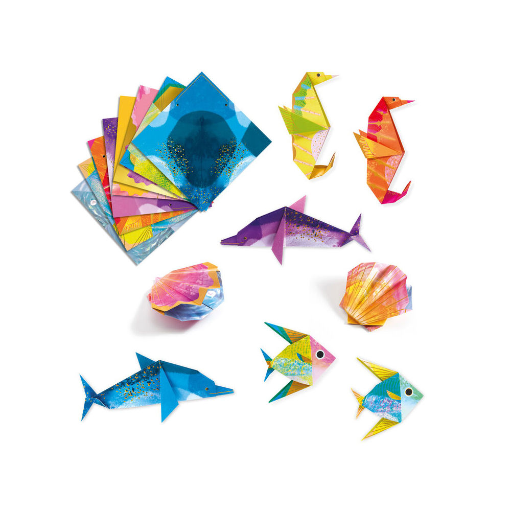 Djeco Sea Creatures Origami Kids/Children Art/Craft Folding Activity Kit 7y+ — image 2