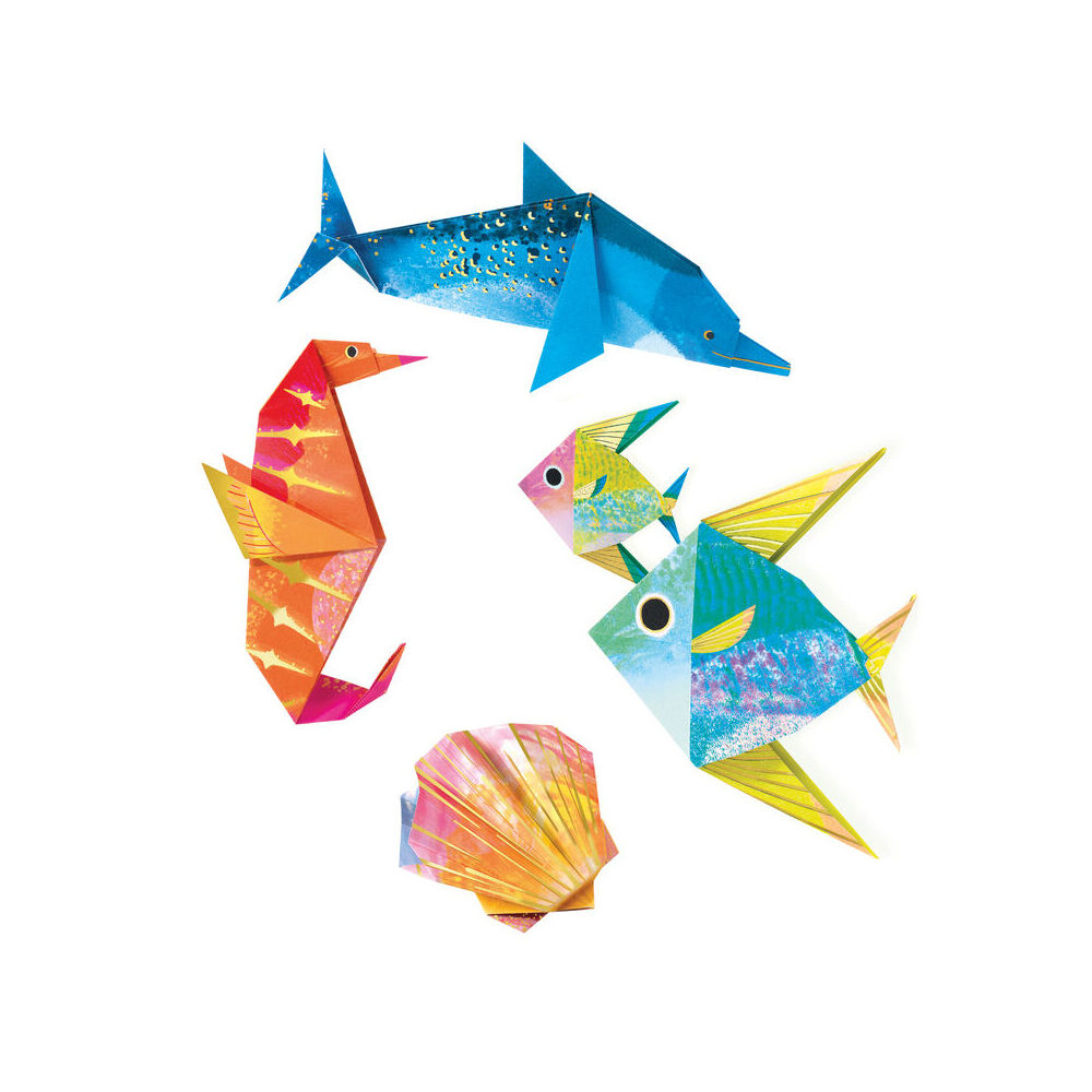 Djeco Sea Creatures Origami Kids/Children Art/Craft Folding Activity Kit 7y+ — image 4