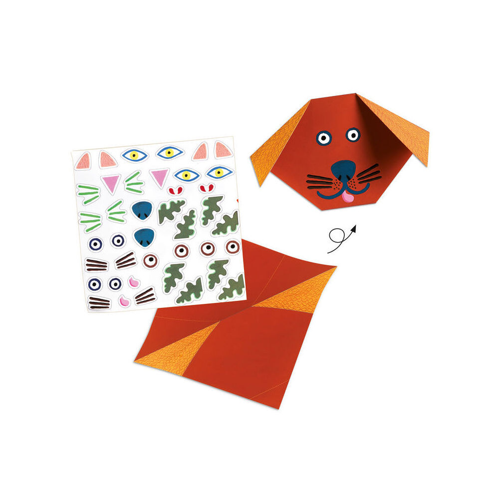 Djeco Animals Origami Kids/Children Art Educational Folding Activity Kit 4y+ (2 Pack) — image 3