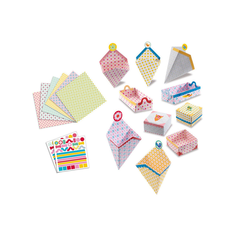 Djeco Small Boxes Origami Kids/Children Art/Craft Folding Activity Kit 7y+ — image 2
