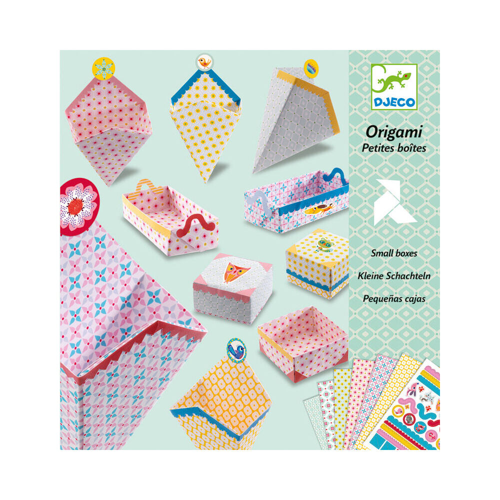 Djeco Small Boxes Origami Kids/Children Art/Craft Folding Activity Kit 7y+