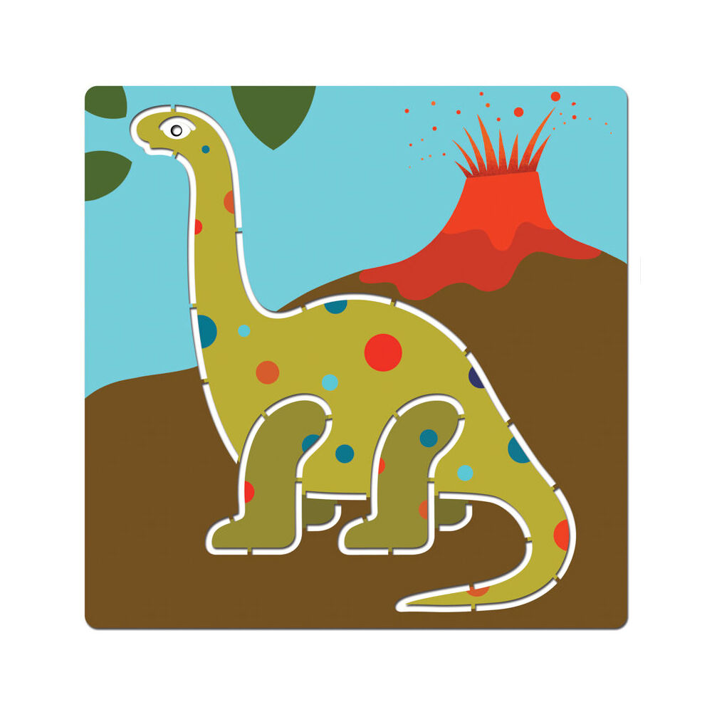 Djeco Dinosaurs Stencil Sheets Kids Art Drawing Educational Activity 4y+ (5 Pieces) — image 4