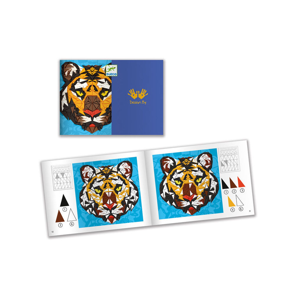 Djeco Khan Mosaic Art/Craft Kids/Children Creative Design Activity Kit 8y+ — image 4