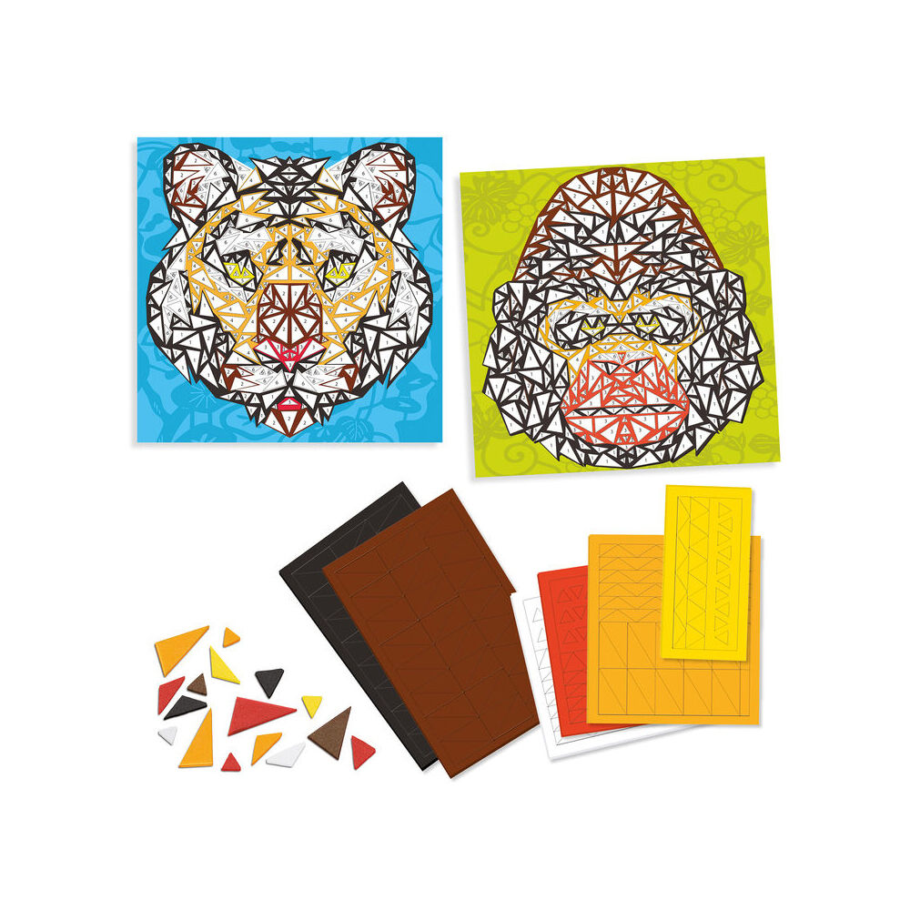 Djeco Khan Mosaic Art/Craft Kids/Children Creative Design Activity Kit 8y+ — image 2