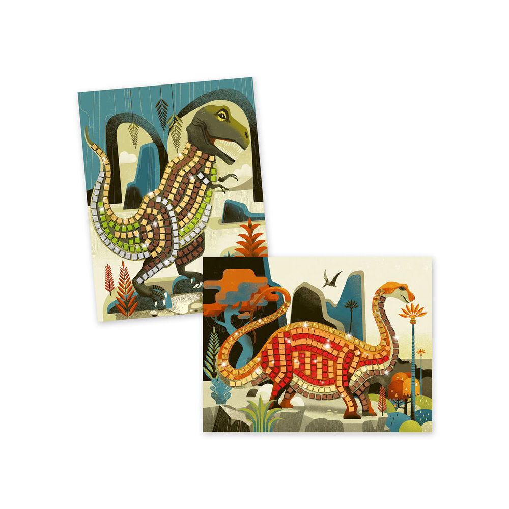 Djeco Dinosaurs Mosaic Art/Craft Kids/Children Activity Creative Kit 4y+ — image 3
