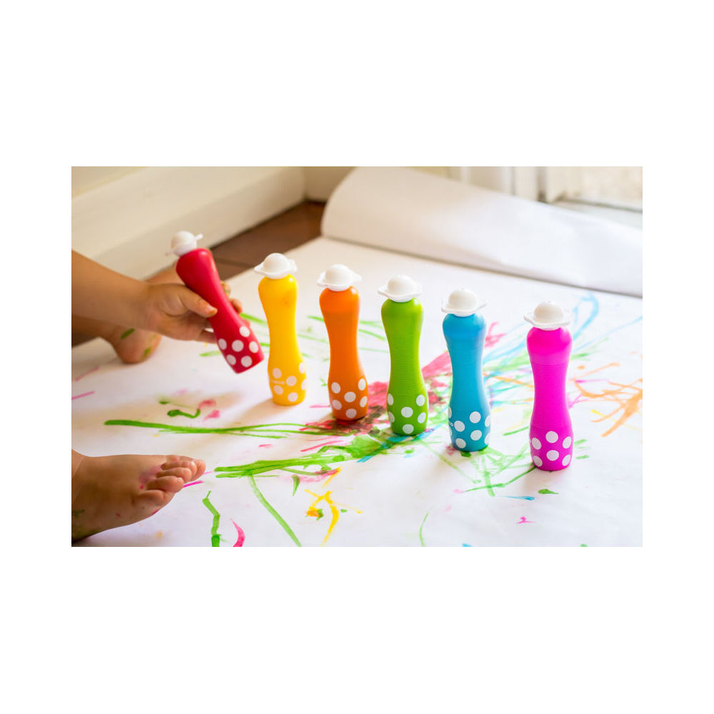 Djeco Kids Foam Marker Art Activity Sensory Play Colouring/Drawing 18m+ (6 Pieces) — image 3