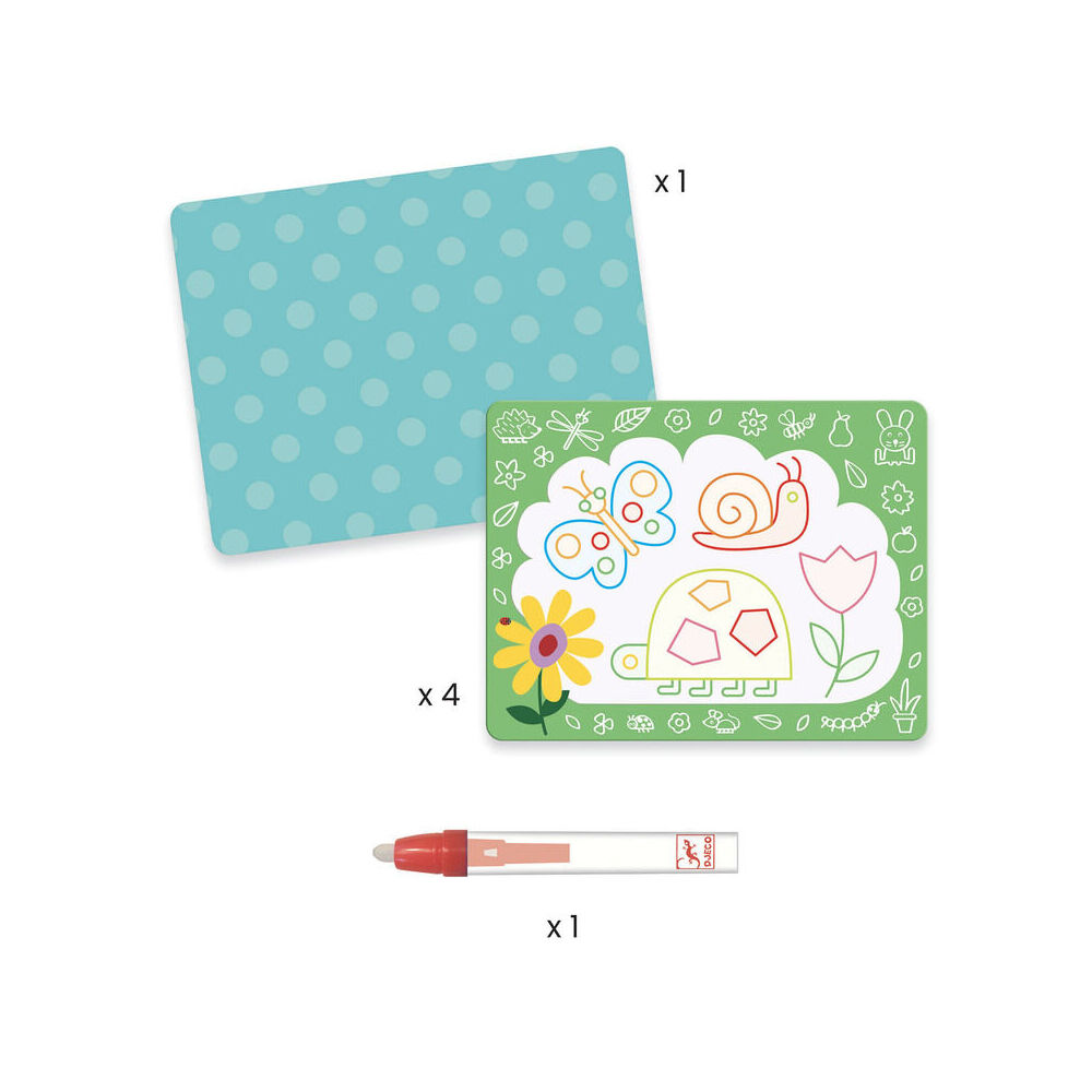 Djeco Magic Scribbles Water Colouring Kids/Children Art Activity Set 18m+ — image 2