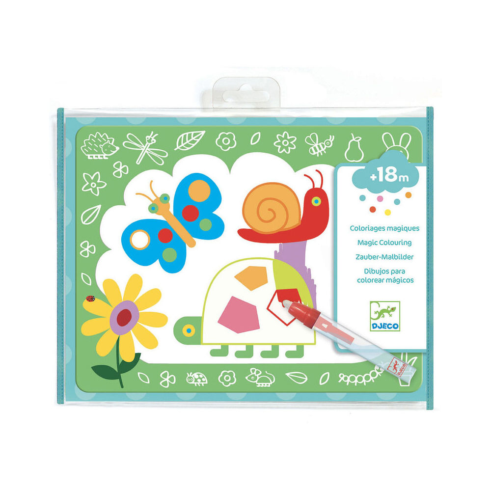Djeco Magic Scribbles Water Colouring Kids/Children Art Activity Set 18m+