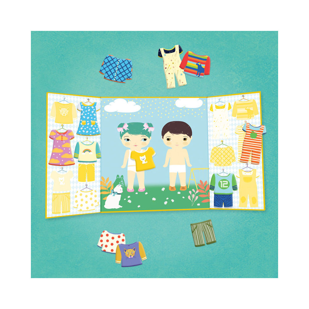 Djeco Clothes Stickers Set Kids/Children Art/Craft Activity Fun Play 18m+ (2 Pack) — image 6