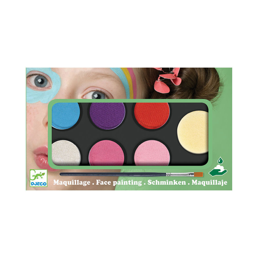 Djeco Sweet Body Art Palette 6-Colours Face Paint Set Kids/Children Party 3y+ (2 Pack) — image 2