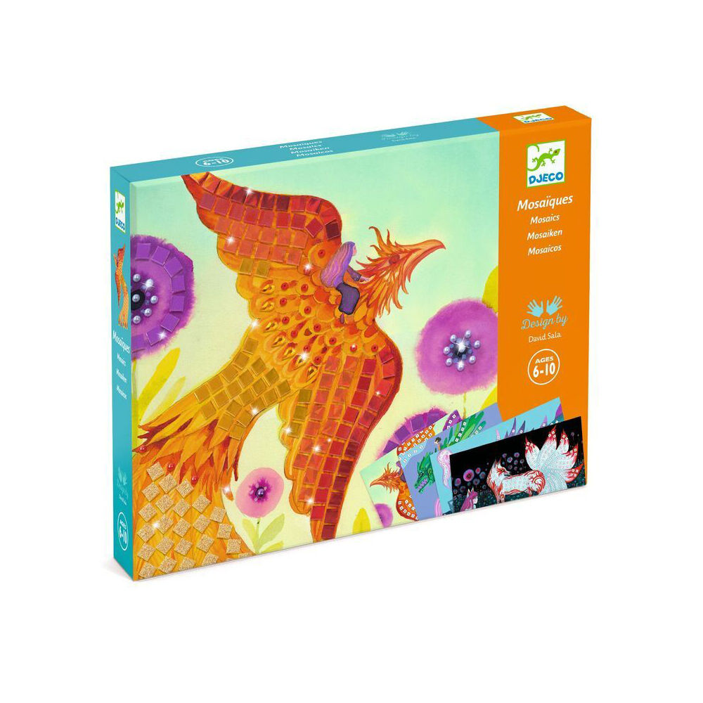 Djeco DIY Creative Craft Kit Set 6y+ Kids Mythical Creatures Collage Mosaic — image 7