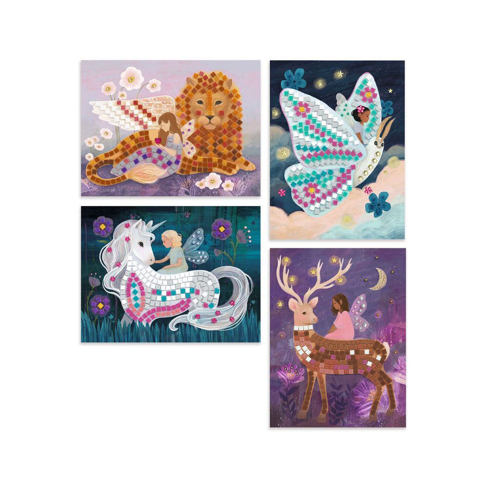 Djeco The Enchanted World Mosaic Kids/Childrens DIY Creative Craft Kit 6y+ — image 2
