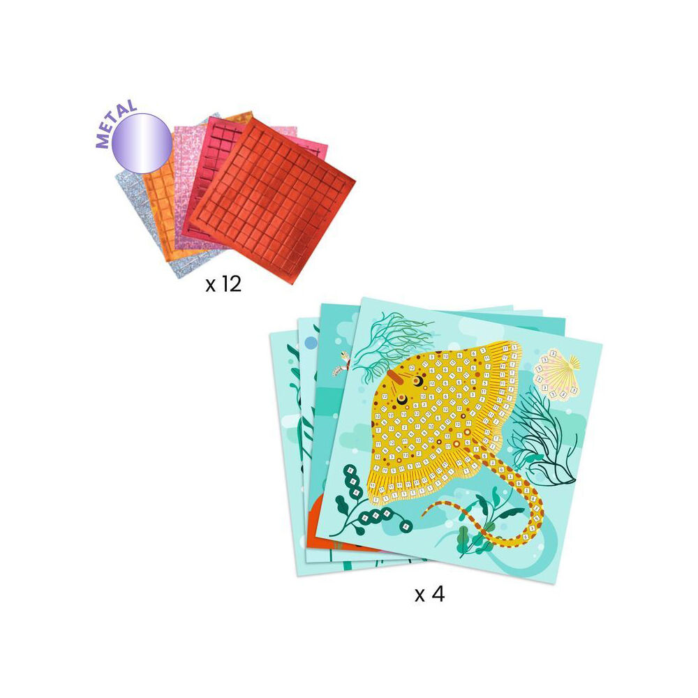 Djeco Caribbean Mosaic Kids/Childrens DIY Creative Craft/Art Activity Kit 5y+ — image 2