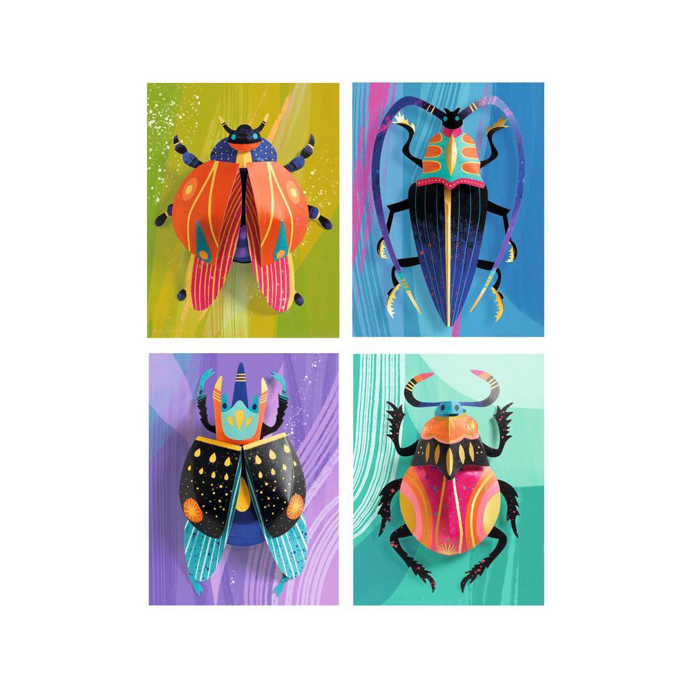 Djeco Bugs 3D Poster Kids/Childrens DIY Creative Craft/Art Activity Kit 7y+ — image 5