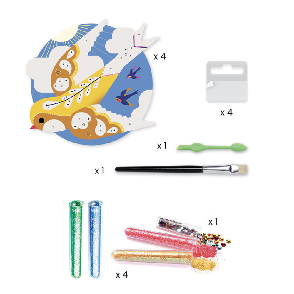 Djeco Paradisio Glitters and Gems Kids/Children Fun Activity Art Book 6y+ — image 4