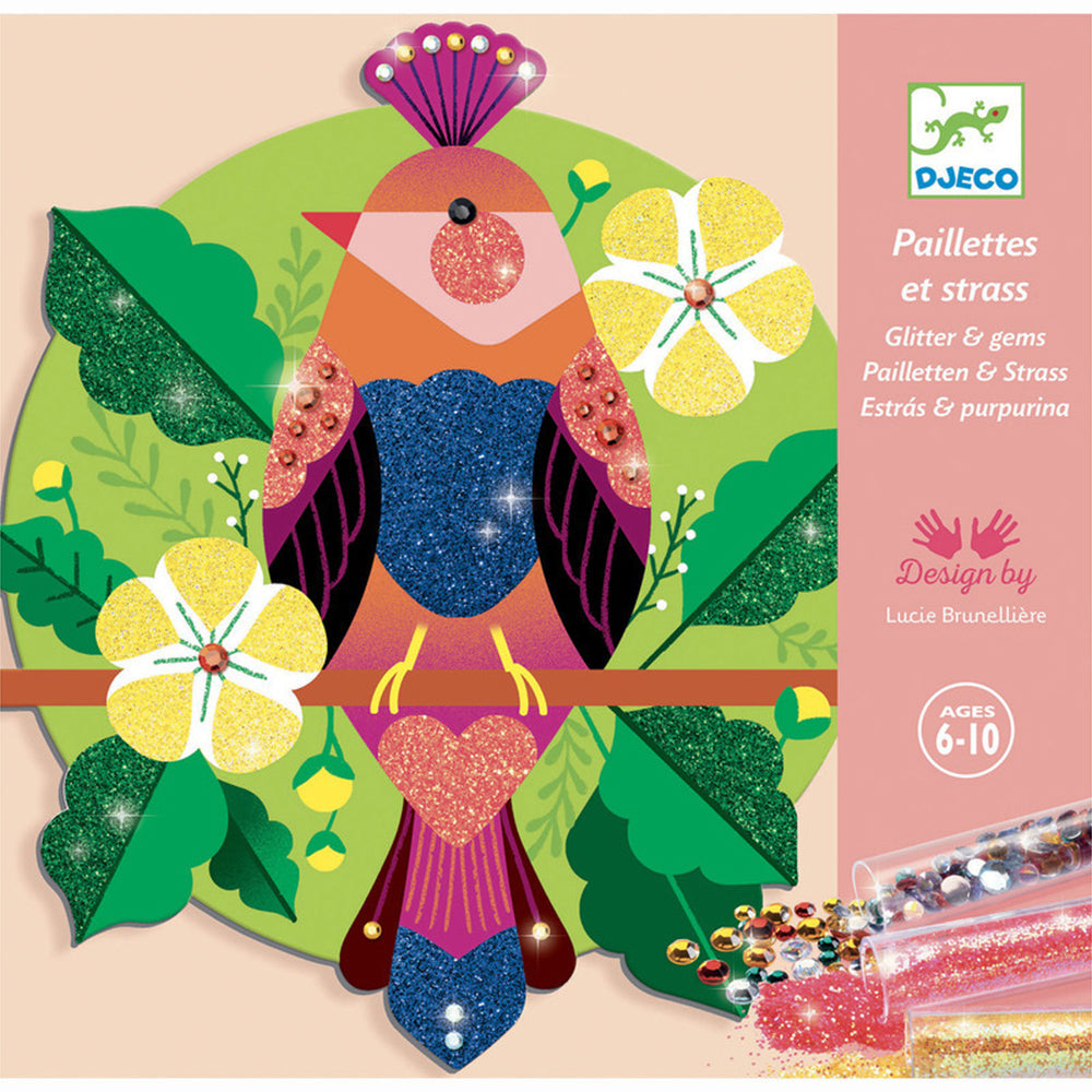 Djeco Paradisio Glitters and Gems Kids/Children Fun Activity Art Book 6y+ — image 6