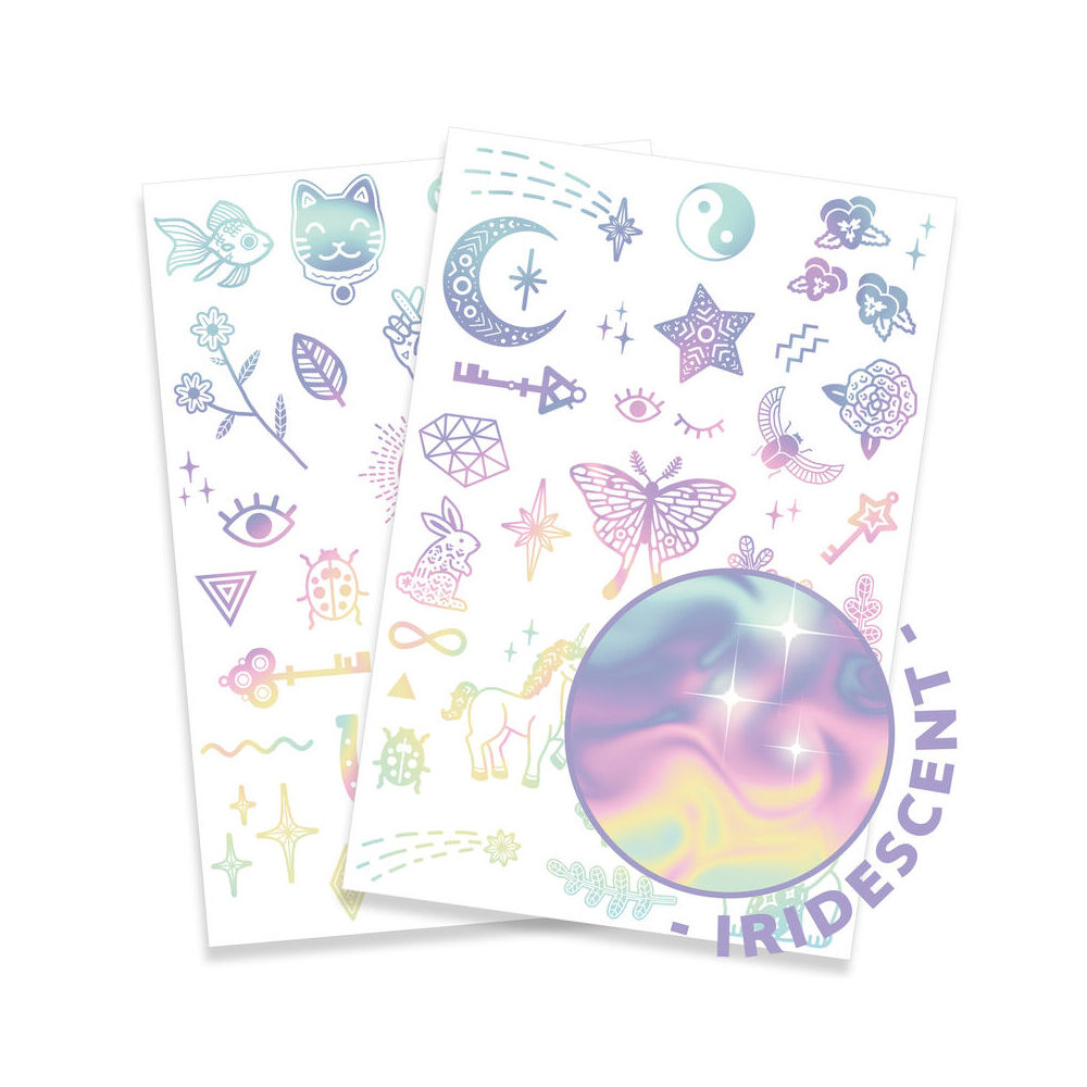 Djeco Lucky Charms Temporary/Fake Tattoos Sticker Fun Party Kids 3y+ (150 Pieces) — image 3